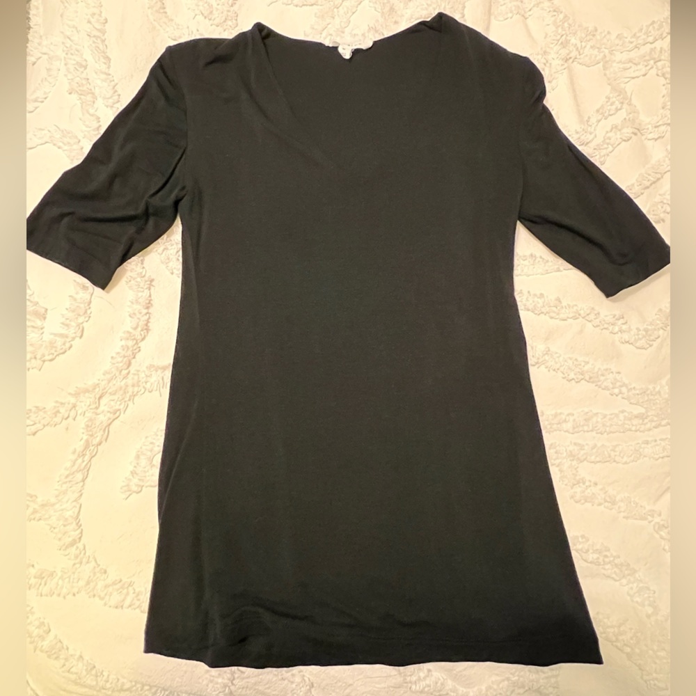Lime Blue V Neck M